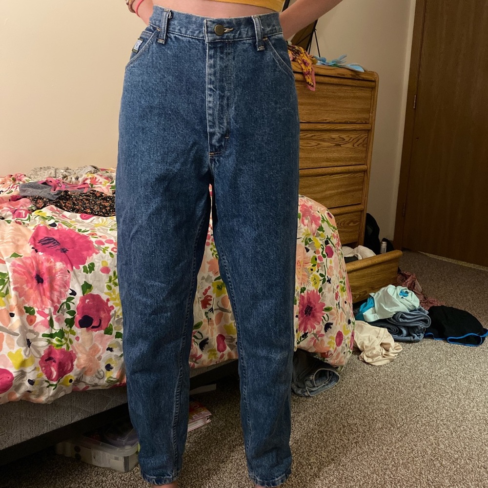 Vintage wrangler high waisted mom jeans